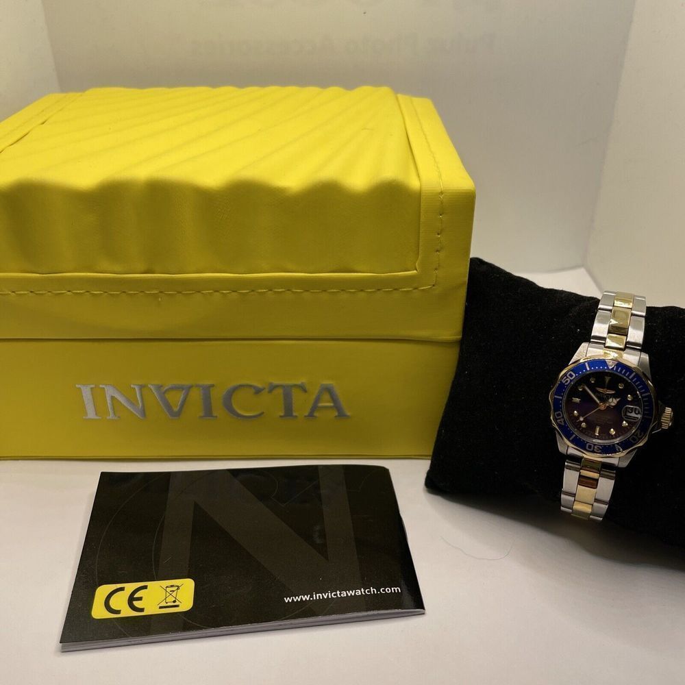 Invicta Pro Diver 8942 Women Two-Tone Stainless Steel Analog Quartz Watch KL505